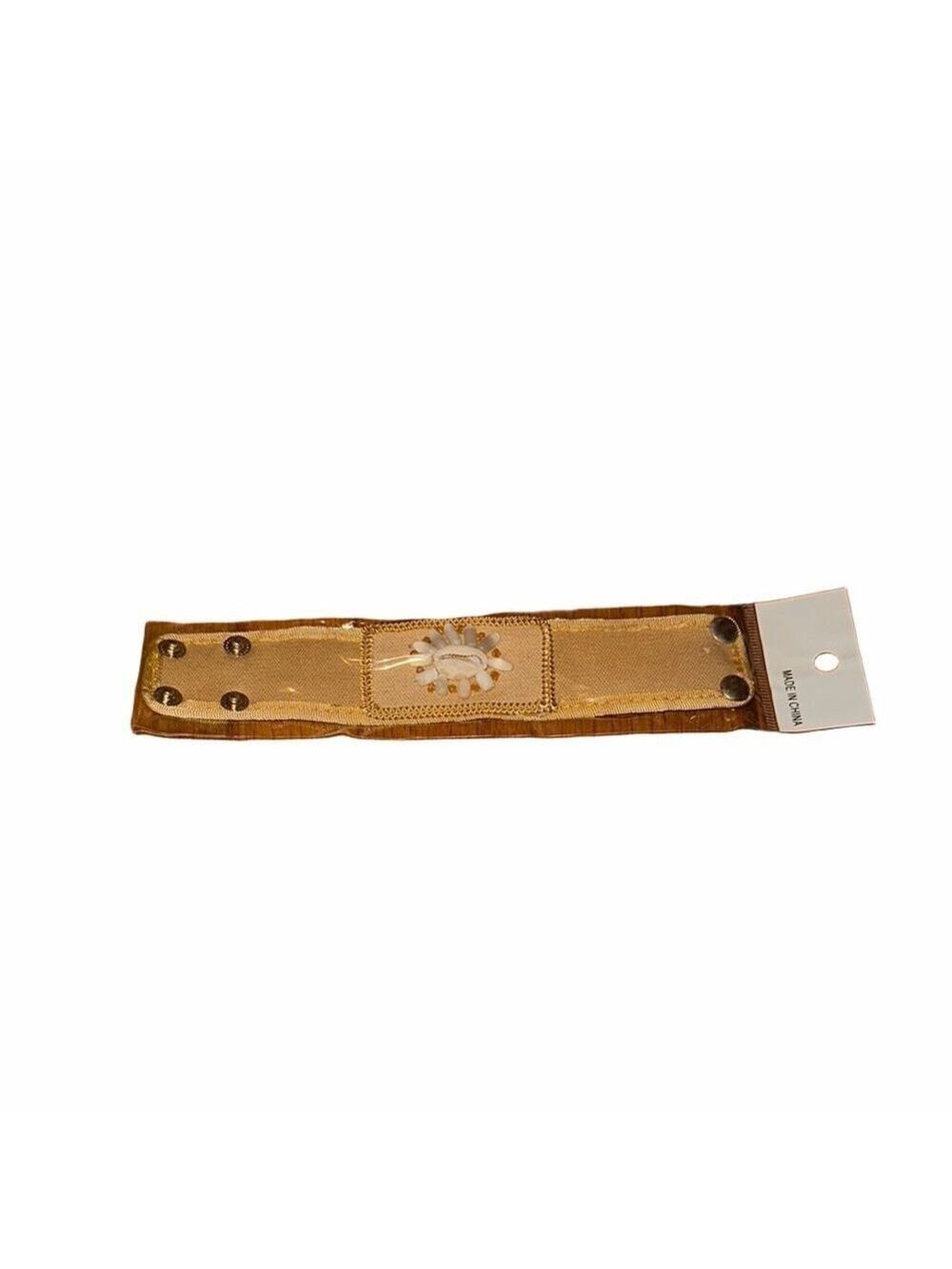 Shell Snap Bracelet White
